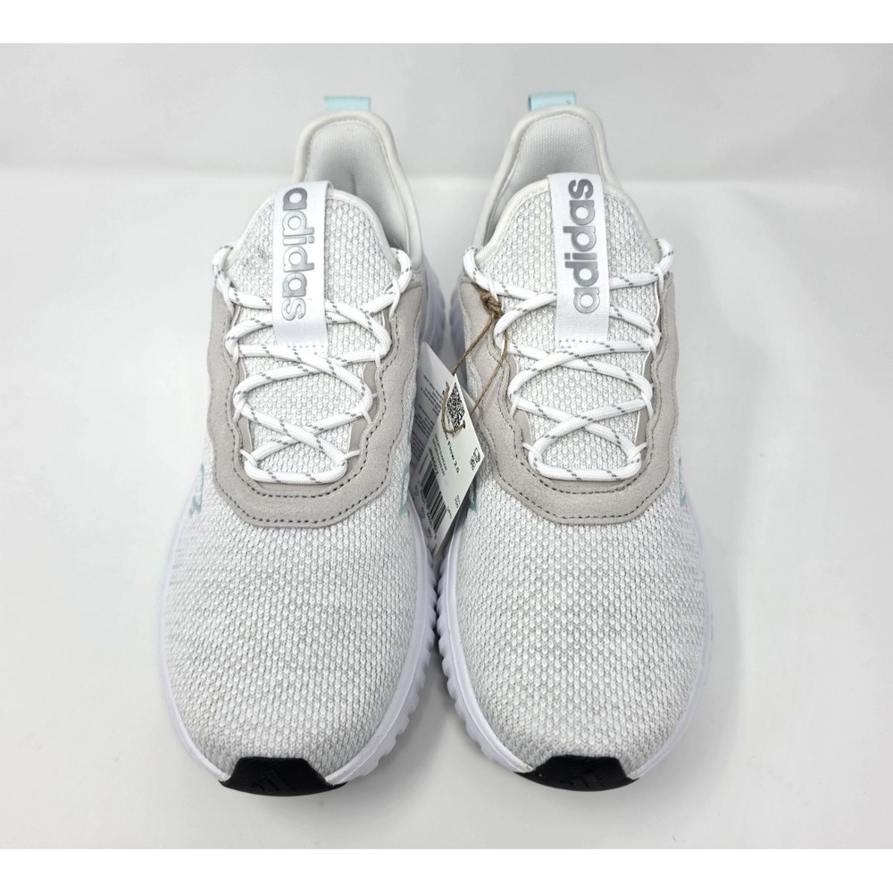 Adidas Kaptir Flow 2.0 White/Aqua/Silver Metallic Women's Size 7 NWB‎ - Picture 2 of 11